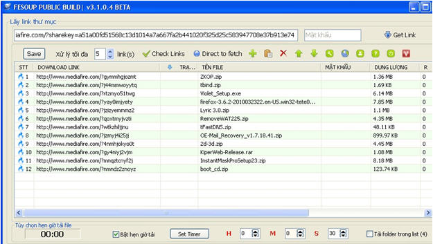 FeSoup Public Build 3.1.0.5: Bẻ khóa, lấy link tải nguyên thư mục Mediafire, Rapidshare