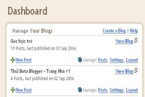 Beta Blogger - Phần I: Tổng Quan