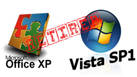 Ngày 12-7: tạm biệt Office XP và Windows Vista SP1