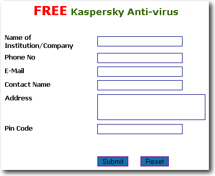 Sử dụng miễn phí Kaspersky Anti-Virus 2009 trong 9 tháng