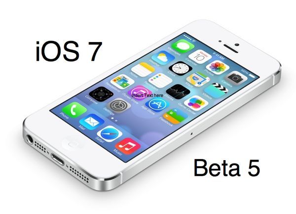 Apple bất ngờ tung ra bản iOS 7 beta 5