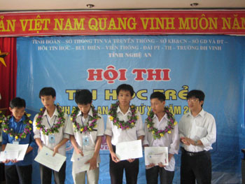 Bế mạc và trao giải Hội thi Tin học trẻ tỉnh Nghệ An lần thứ 14 - 2008