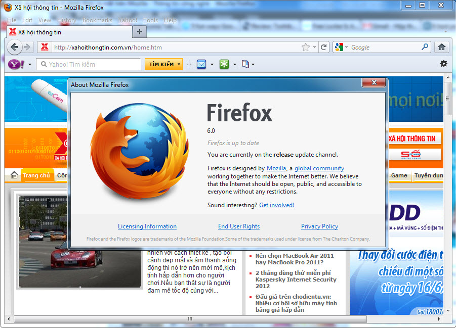 Trình duyệt Firefox 6 chính thức ra mắt