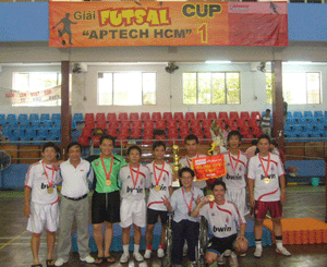 Bế mạc Futsal APTECH HCM Cup lần 1 - FPT giành chức vô địch