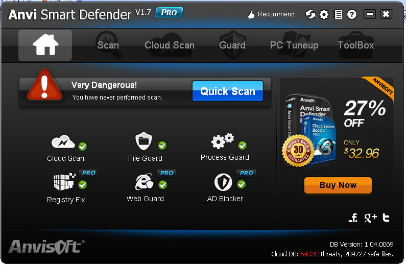 Nhận bản quyền Anvi Smart Defender Pro miễn phí