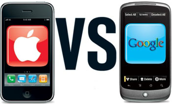 Google vs Apple: trận chiến giành 