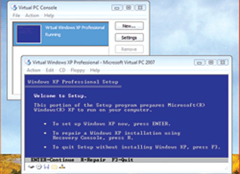 Dùng Virtual PC 2007 để chạy Windows XP trong Vista